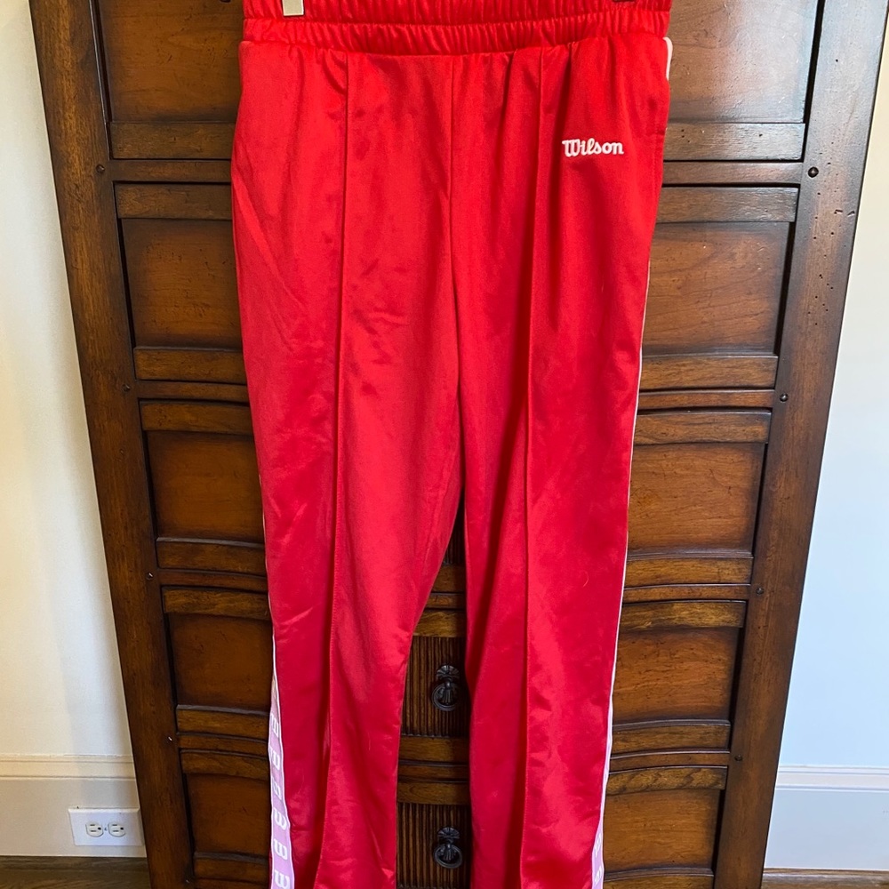 Wilson x forever 21 pants in red